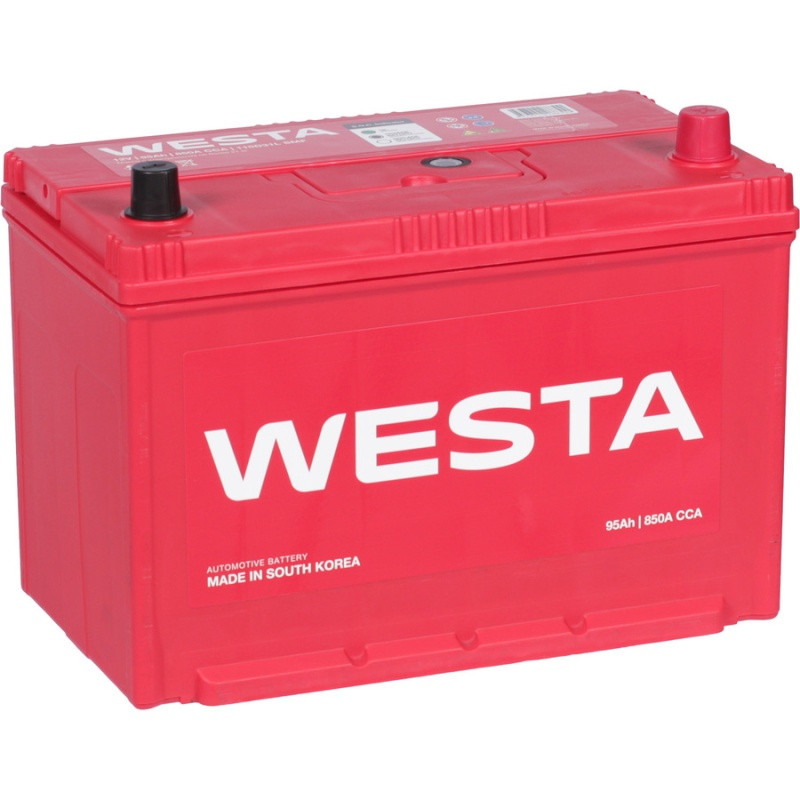Аккумулятор Westa Asia 6СТ-95 (О.П.) 850А (с буртом) 115D31L