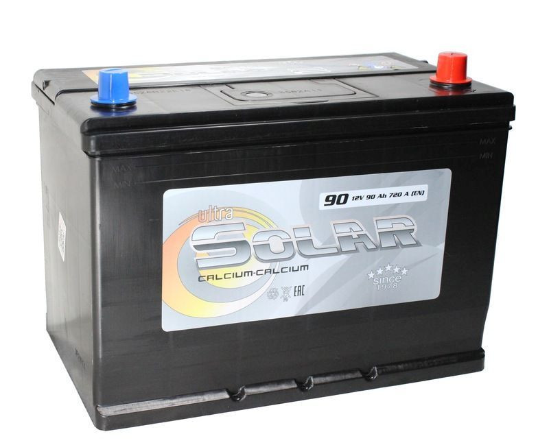 Аккумулятор Ultra Solar Black Asia 6СТ-90 (О.П.) 720А