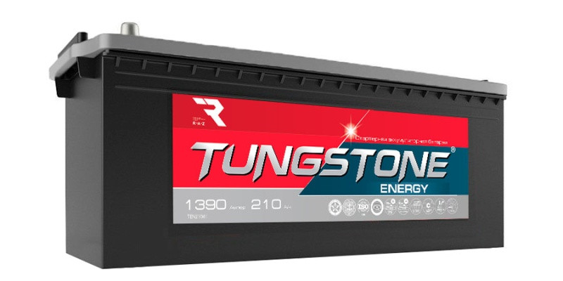 Аккумулятор TUNGSTONE ENERGY 6СТ-210 (О.П.) 1390А ООО РАЗ «Тангстоун»
