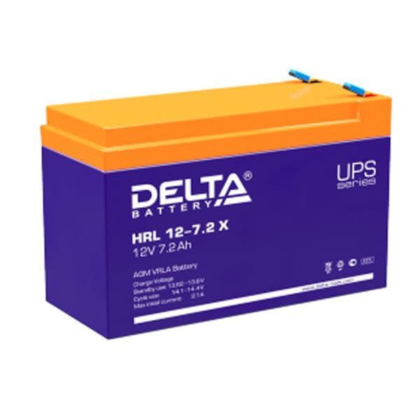 Аккумулятор Delta HRL 12-7.2 X (12V 7.2Ah) Fujian Minhua Power Source Co., Ltd