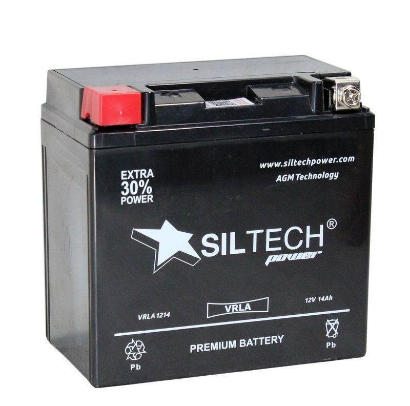 Аккумулятор Siltech CT 1214 14Ач 145А (YT14B-4, YTX14-BS, YTX14H-BS, YTX16-BS, YB16B-A)