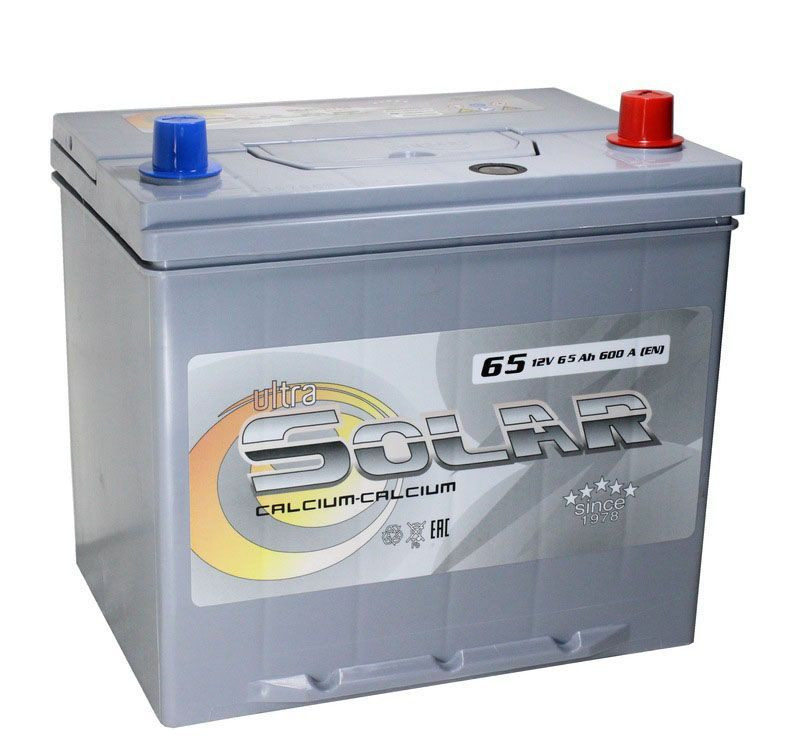 Аккумулятор Ultra Solar Grey Asia 6СТ-65 (О.П.) 600А