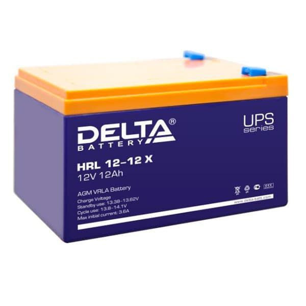 Аккумулятор Delta HRL 12-12 X (12V 12Ah) Fujian Minhua Power Source Co., Ltd