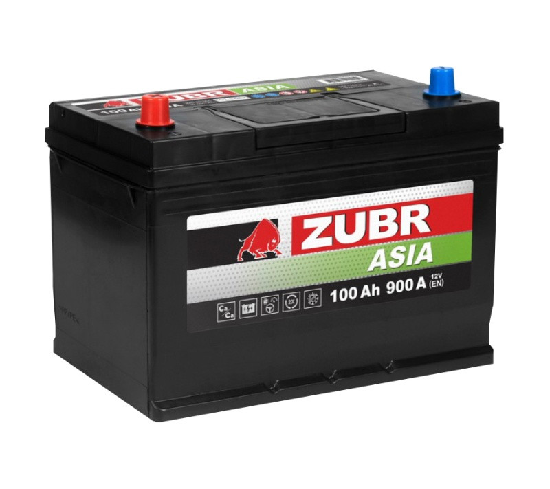 Аккумулятор Zubr Premium Asia 6СТ-100 (П.П.) 850А