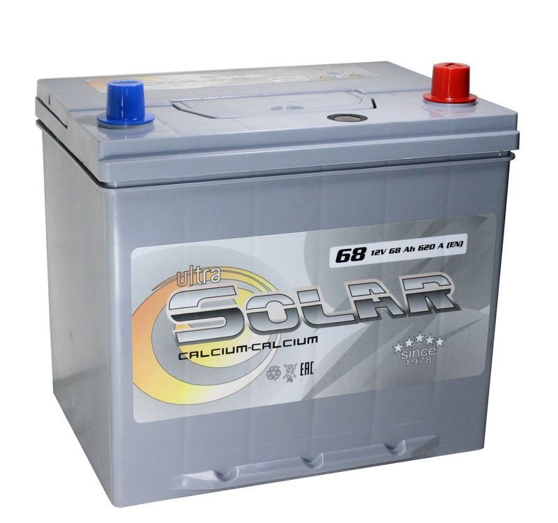 Аккумулятор Ultra Solar Grey Asia 6СТ-68 (О.П.) 620А