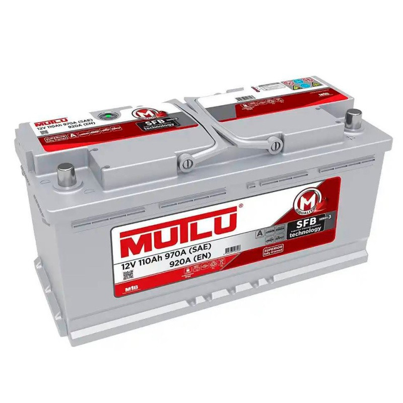 Аккумулятор Mutlu SFB M3 6СТ-110 (О.П.) 920А MUTLU AKÜ