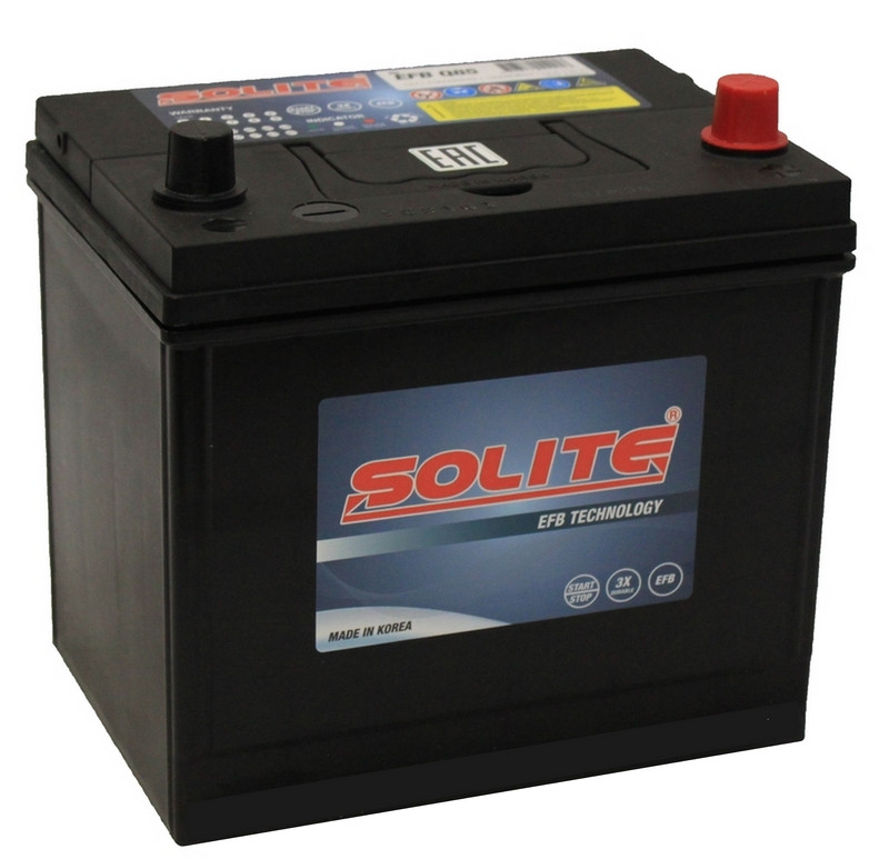 Аккумулятор Solite JIS EFB 6СТ-70 (О.П.) 730А (без бурта) Q85