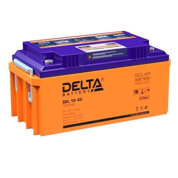 Аккумулятор Delta GEL 12-65 (12V 65Ah) Fujian Minhua Power Source Co., Ltd