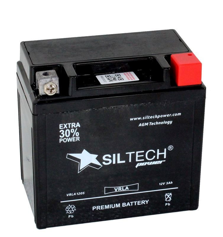 Аккумулятор Siltech CT 1205.1 5Ач 65А (YB5L-B, 12N5-3B)