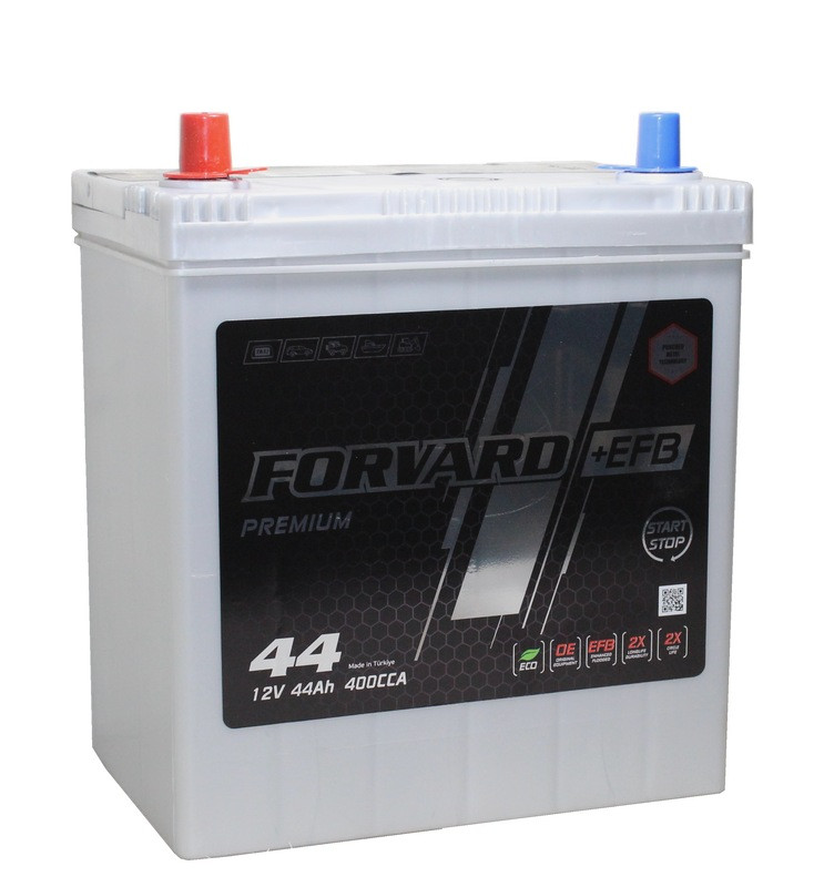 Аккумулятор Forvard EFB Asia 6СТ-44 (П.П.) 400А B19R