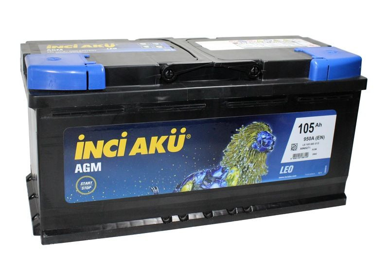Аккумулятор Inci Aku Start-Stop AGM 6СТ-105 (О.П.) 950А