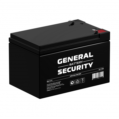 Аккумулятор General Security GSL12-12 (12V 12Ah)