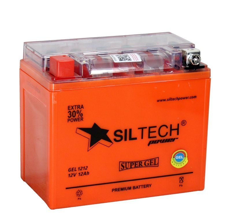 Аккумулятор Siltech GEL 1212 12Ач 200А (YTX14-BS, YTX12-BS)