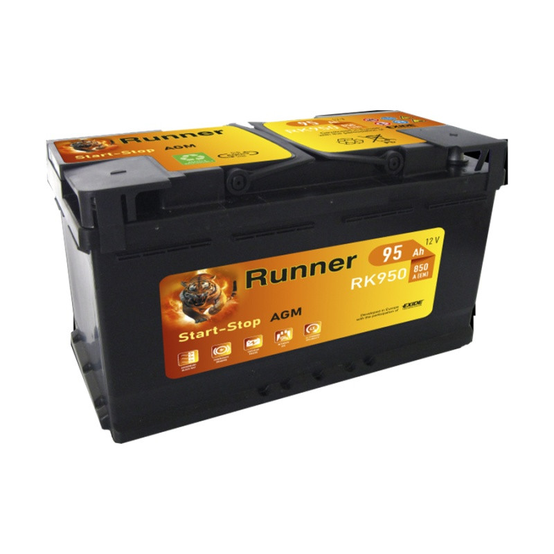 Аккумулятор Runner AGM 6СТ-95 (О.П.) 850А