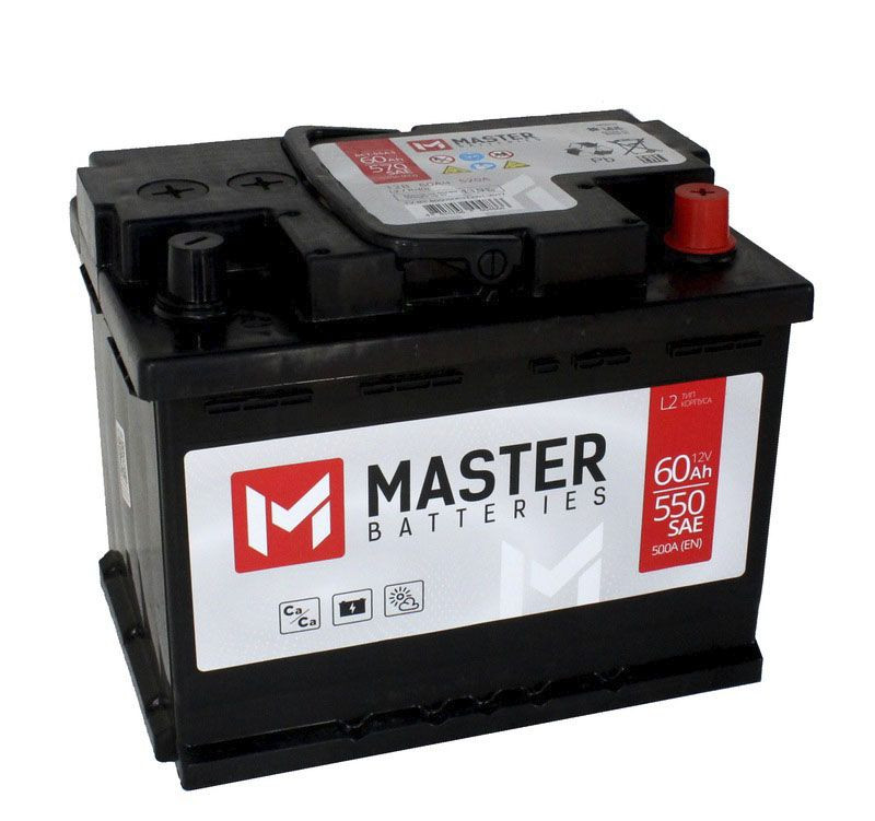 Аккумулятор Master Batteries 6СТ-60 (О.П.) 500А