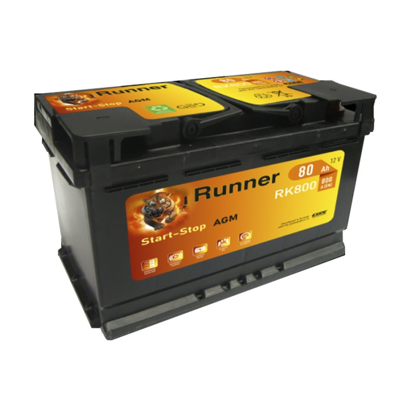 Аккумулятор Runner AGM 6СТ-80 (О.П.) 800А