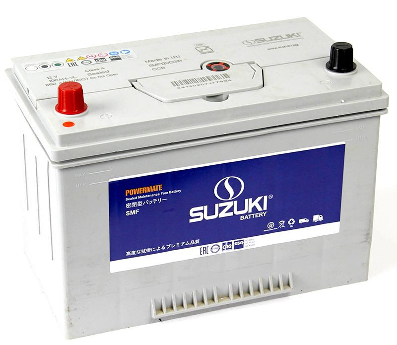 Аккумулятор Suzuki Powermate SMF 6СТ-100 (П.П.) 860А 120D31R (с буртом) SBIC