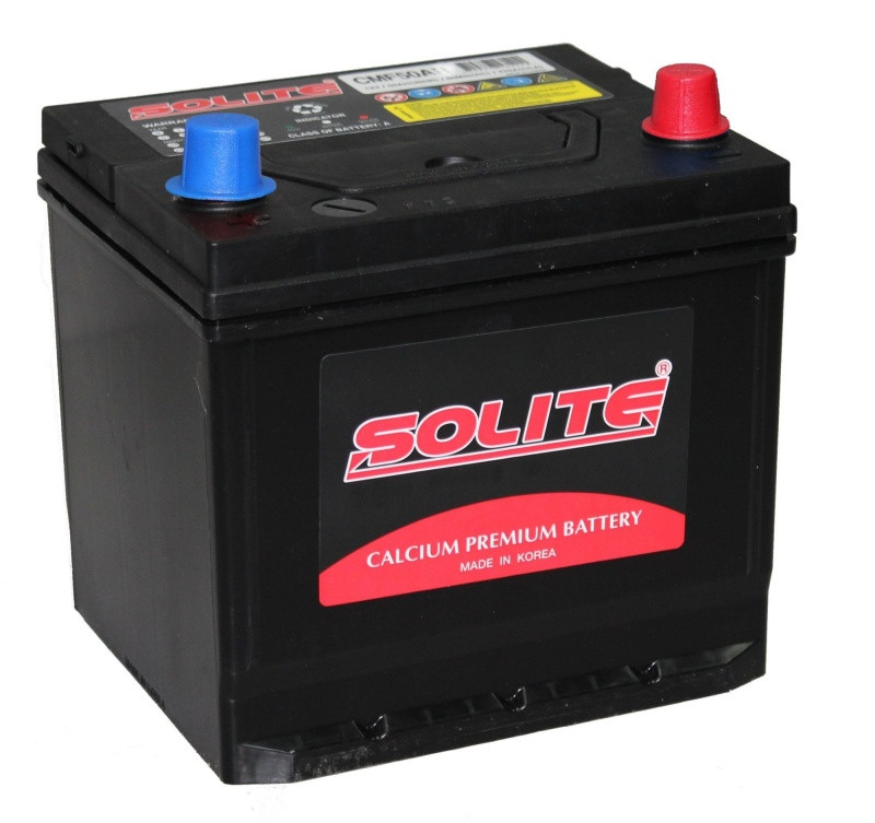 Аккумулятор Solite JIS 6СТ-50 (О.П.) 470А D20 HYUNDAI SUNGWOO SOLITE CO..LTD.