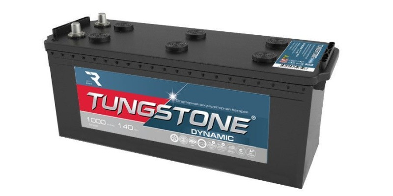 Аккумулятор TUNGSTONE DYNAMIC 6СТ-140 (О.П.) 1000А ООО РАЗ «Тангстоун»