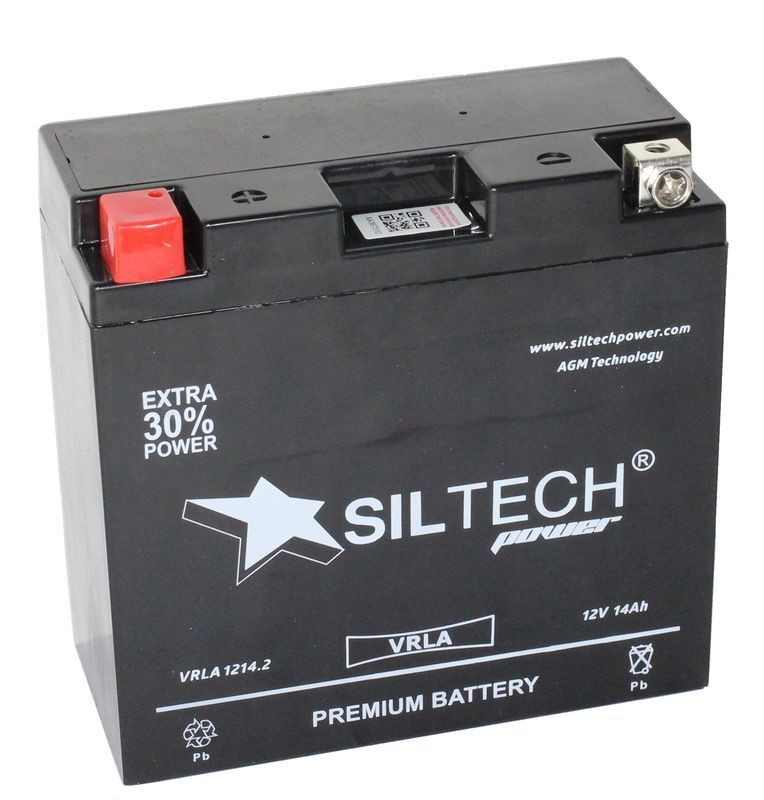 Аккумулятор Siltech CT 1214.2 14Ач 170А (YT14B-4, YT14B-BS)