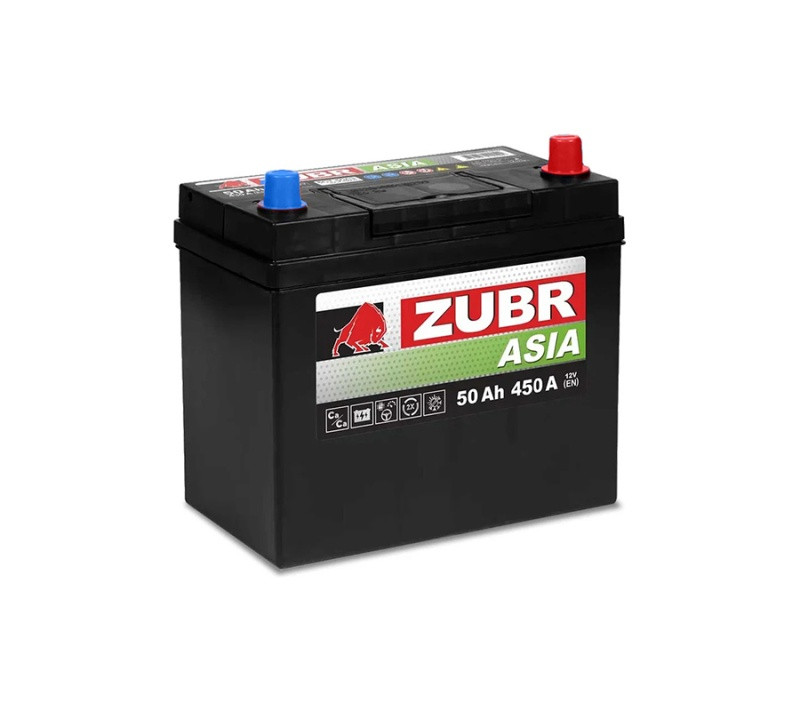 Аккумулятор Zubr Premium Asia 6СТ-50 (О.П.) 450А