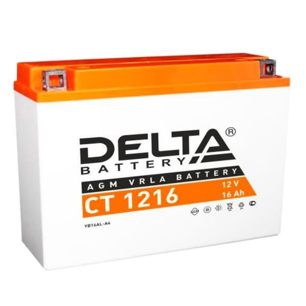 Аккумулятор Delta CT 1216 16Ач 200A  (YB16AL-A2) Fujian Minhua Power Source Co., Ltd