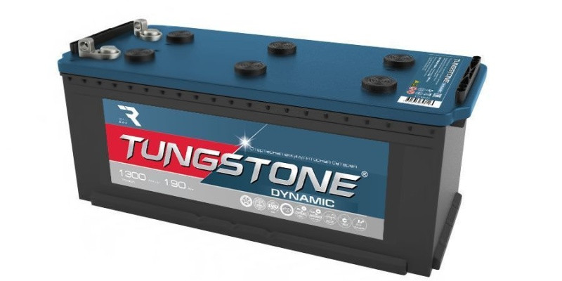 Аккумулятор TUNGSTONE DYNAMIC 6СТ-190 (П.П.) 1300А (под болт) ООО РАЗ «Тангстоун»