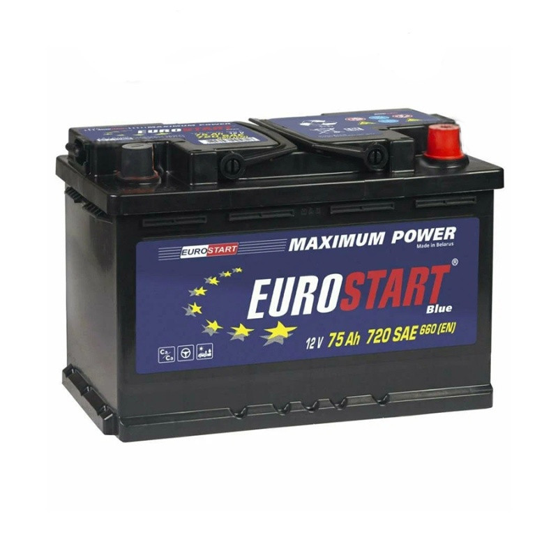 Аккумулятор Eurostart 6СТ-75 (О.П.) 720А