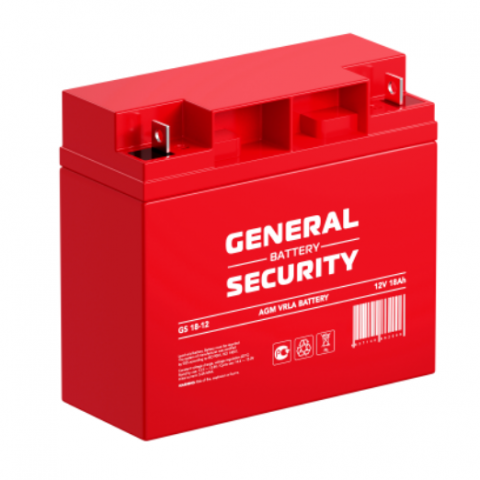 Аккумулятор General Security GS18-12 (12V 18Ah)