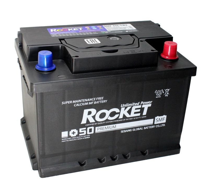 Аккумулятор ROCKET 6СТ-60 (О.П.) 560А Низкий