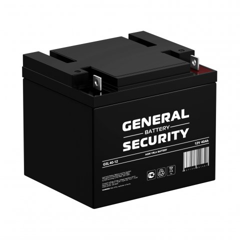 Аккумулятор General Security GSL40-12 (12V 40Ah)