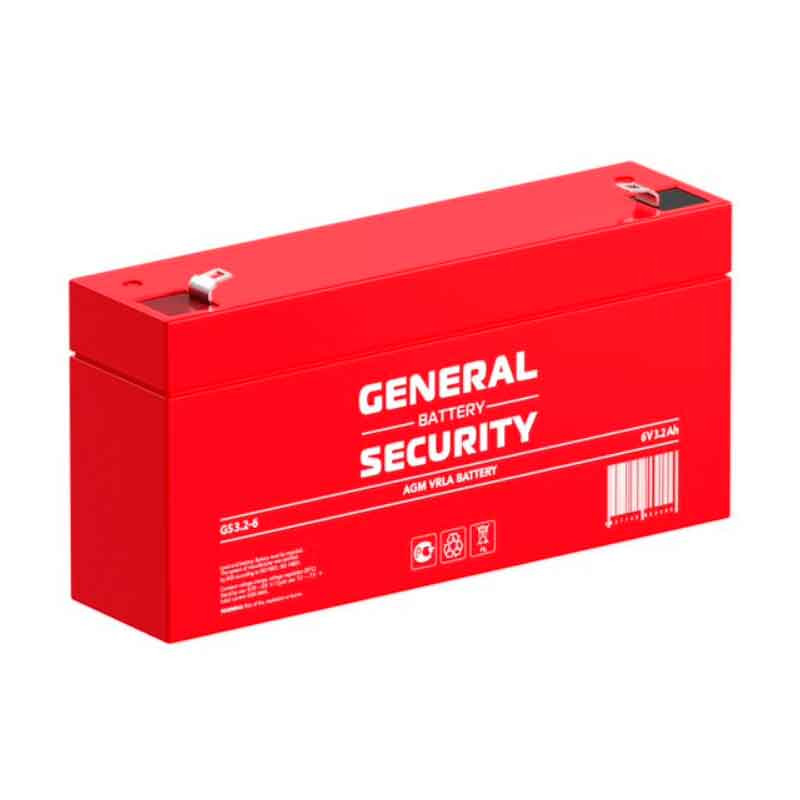 Аккумулятор General Security GS3.2-6 (6V 3,2Ah)