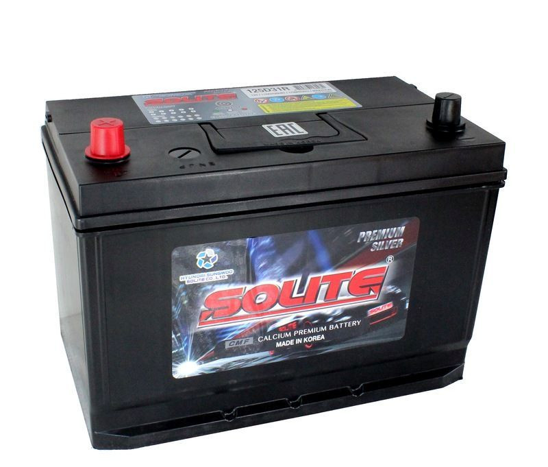 Аккумулятор Solite Silver JIS 6СТ-110 (П.П.) 850А (с буртом) 125D31R HYUNDAI SUNGWOO SOLITE CO..LTD.