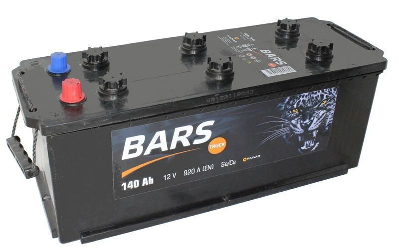Аккумулятор Bars Silver 6СТ-140 (O.П.) 920А ТОО «Кайнар – АКБ»