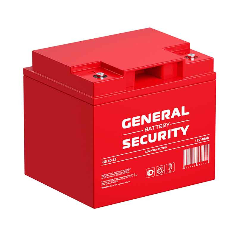 Аккумулятор General Security GS40-12 (12V 40Ah)